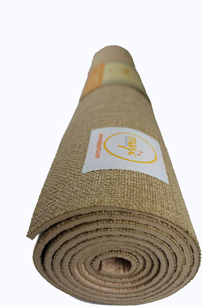 Maji Sports Jute Premium Eco Yoga Mat + Foot Massager  (7.5cm x 17.5cm) Jupiter Gear Home