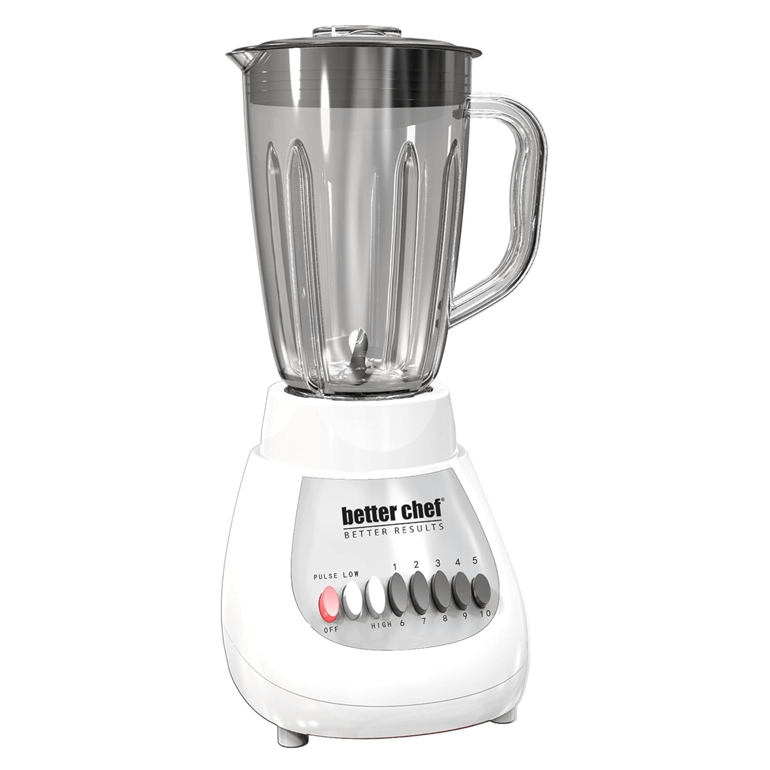 Better Chef Classic 10-Speed 5-Cup Glass Jar Blender Jupiter Gear Home