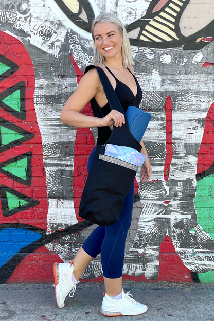 JupiterGear Yoga Mat Carrying Tote Bag with Large Size Pockets | Multipurpose and Fit Most Size Mats Jupiter Gear Home