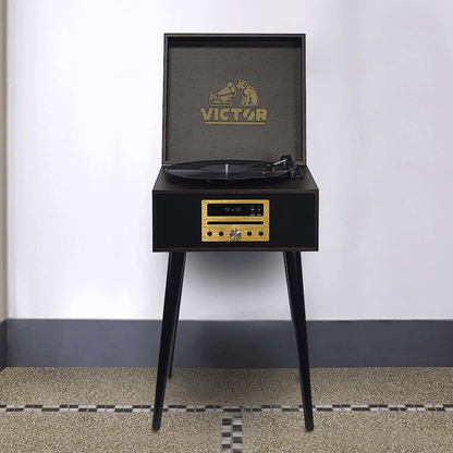 Victor Newbury 8-in-1 Music Center Espresso -  Refurbished Jupiter Gear Home