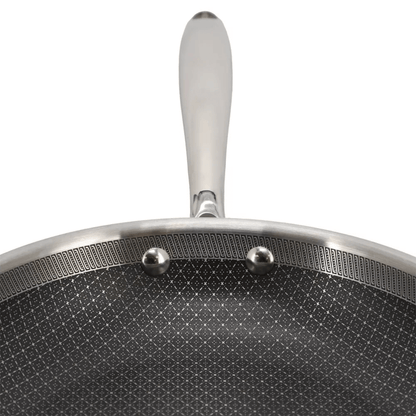 Better Chef 12-Inch 3-Ply Stainless Steel Nonstick Fry Pan with Rolled Edge Jupiter Gear Home