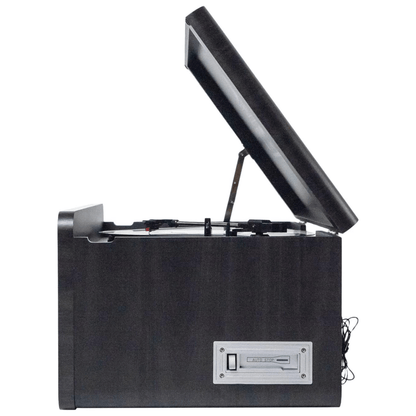 Victor Monument 8-in-1 Wood Music Center Graphite - Refurbished Jupiter Gear Home