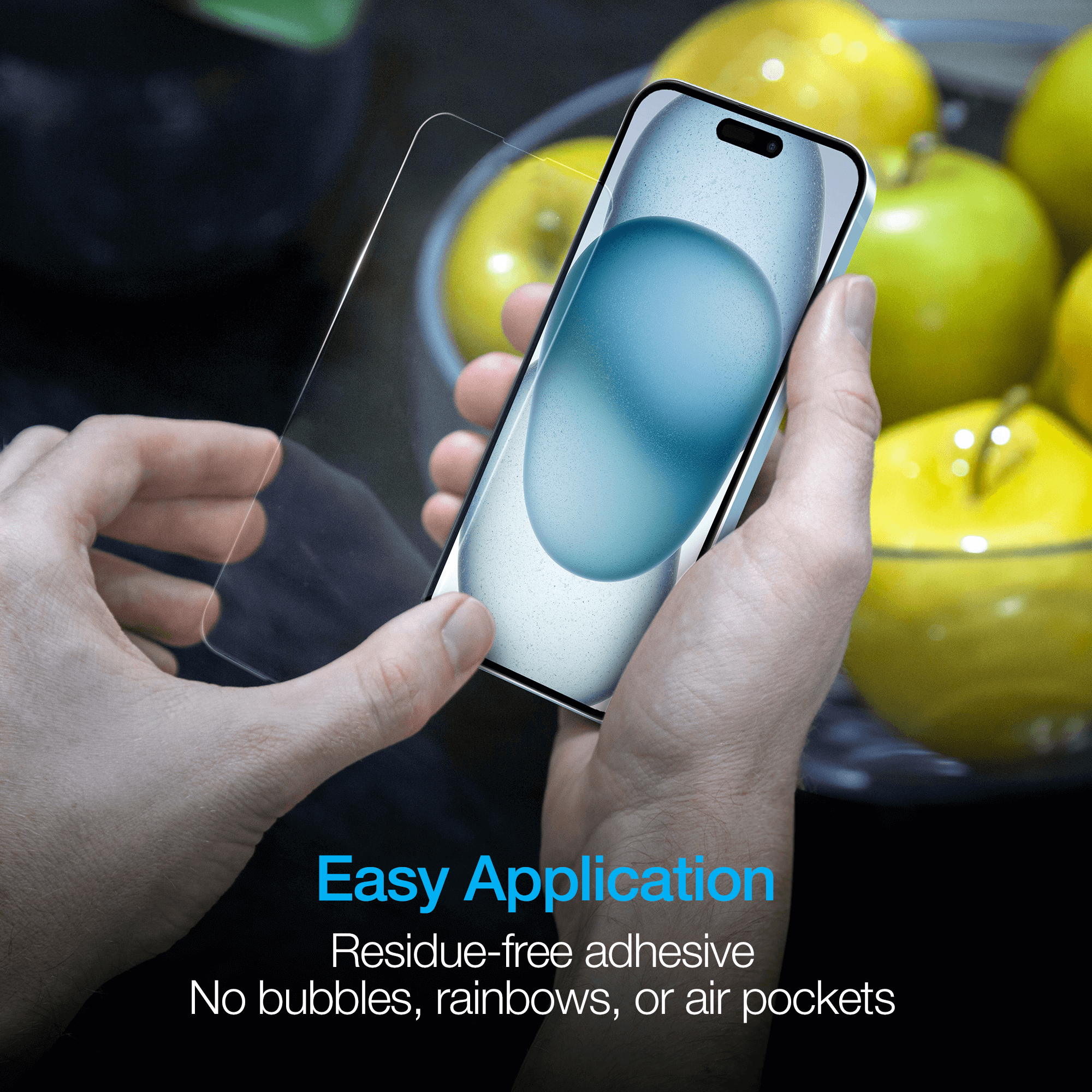 Naztech IntelliShield HD Tempered Glass 25pc Bundle Kit for iPhone 15 Plus Jupiter Gear Home