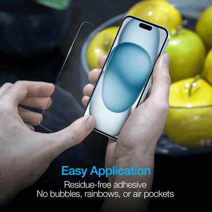 Naztech IntelliShield HD Tempered Glass 25pc Bundle Kit for iPhone 15 Plus Jupiter Gear Home