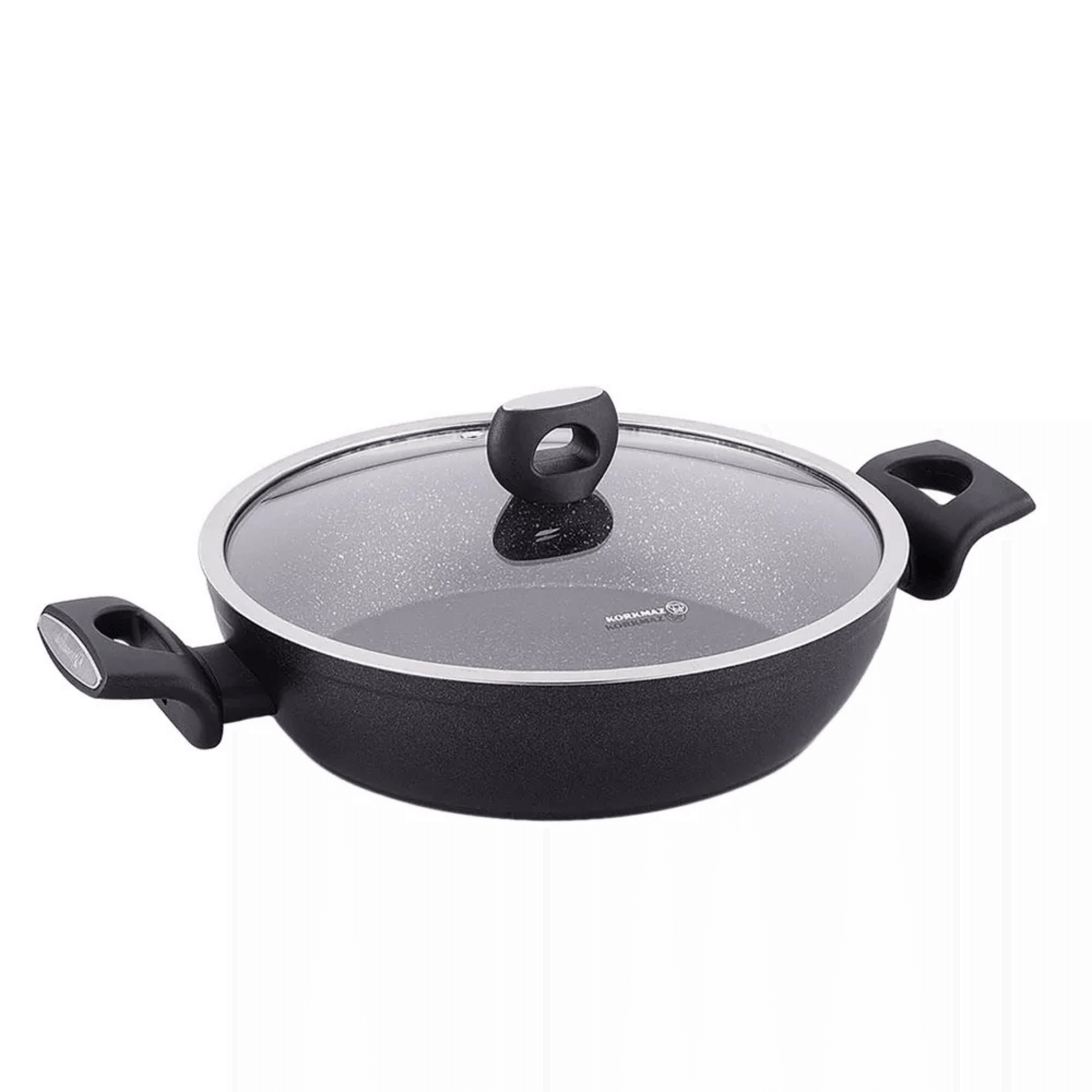 Korkmaz Nora Granita 3.6L Aluminum Non Stick Low Casserole Dish with Lid Jupiter Gear Home