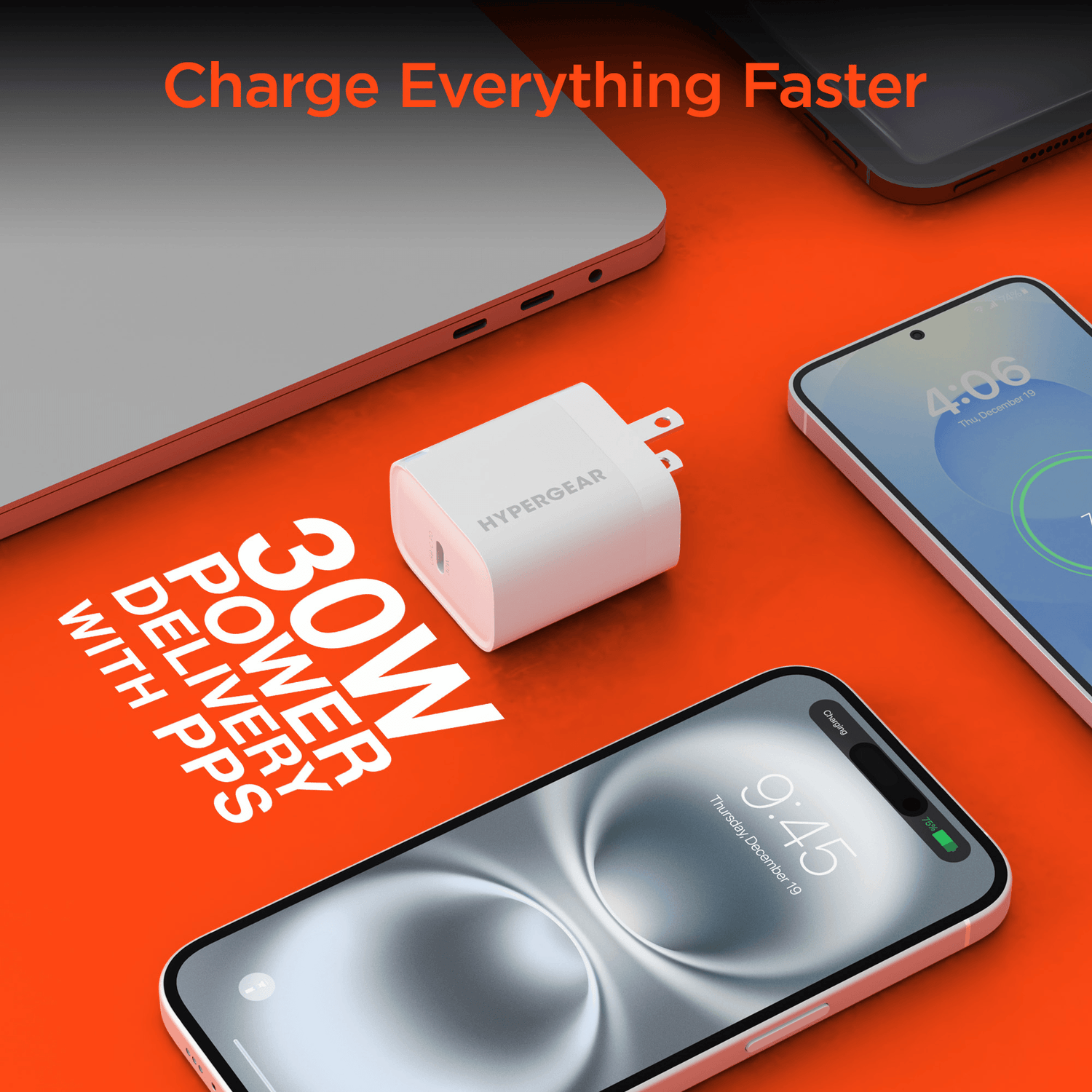 HyperGear 30W USB-C PD Fast Wall Charger with PPS Jupiter Gear Home