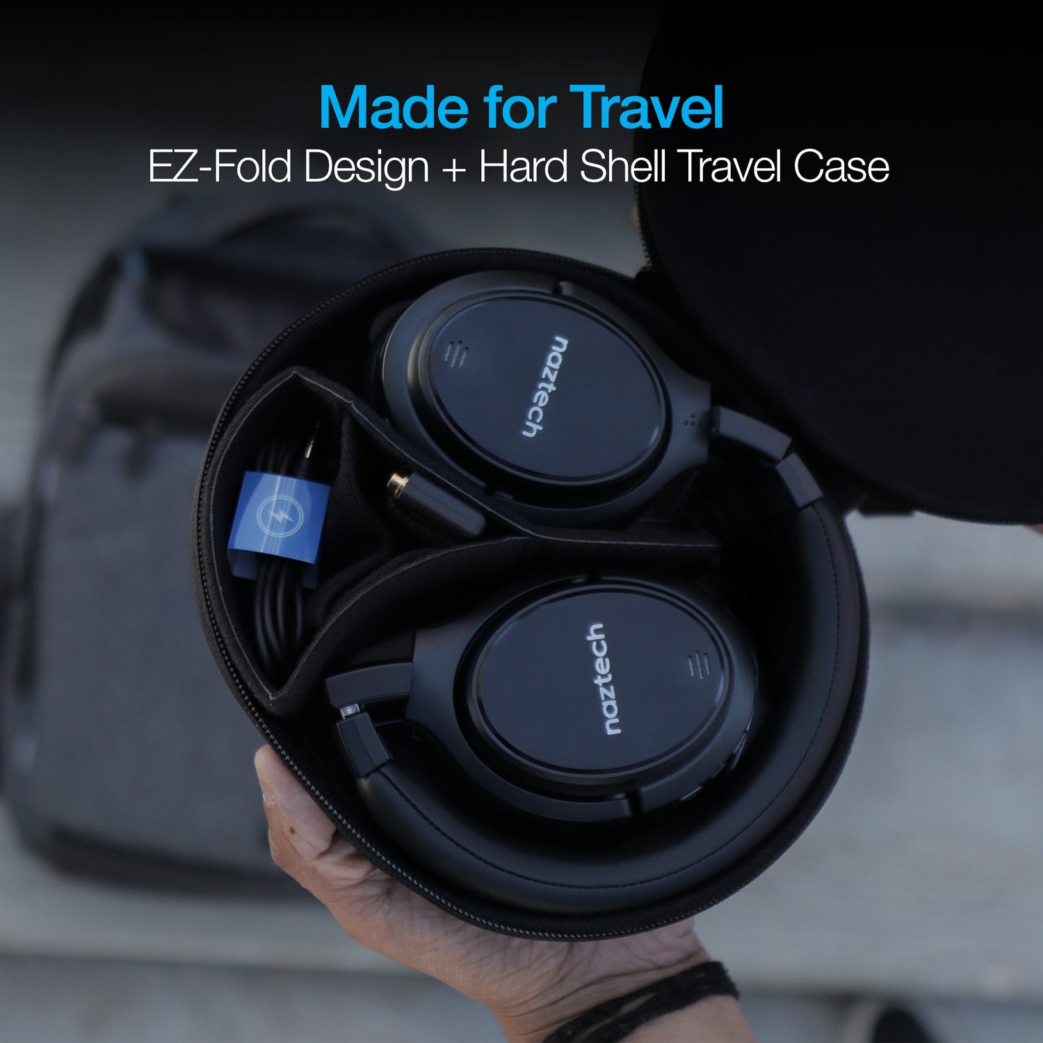 Naztech Driver ANC1000 Wireless Headphones Jupiter Gear Home