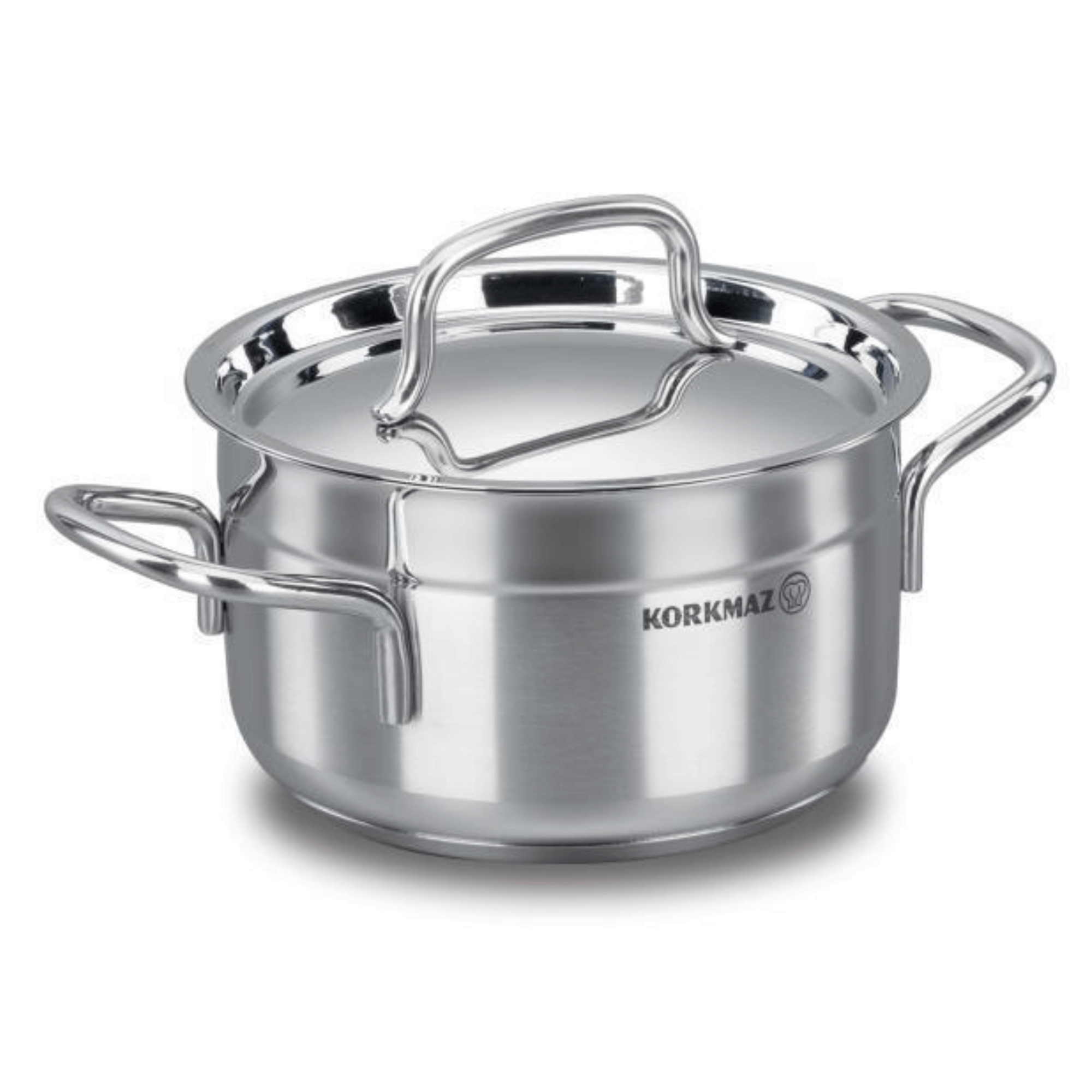 Korkmaz Alfa 6.8L Stainless Steel Casserole Dish with Lid Jupiter Gear Home