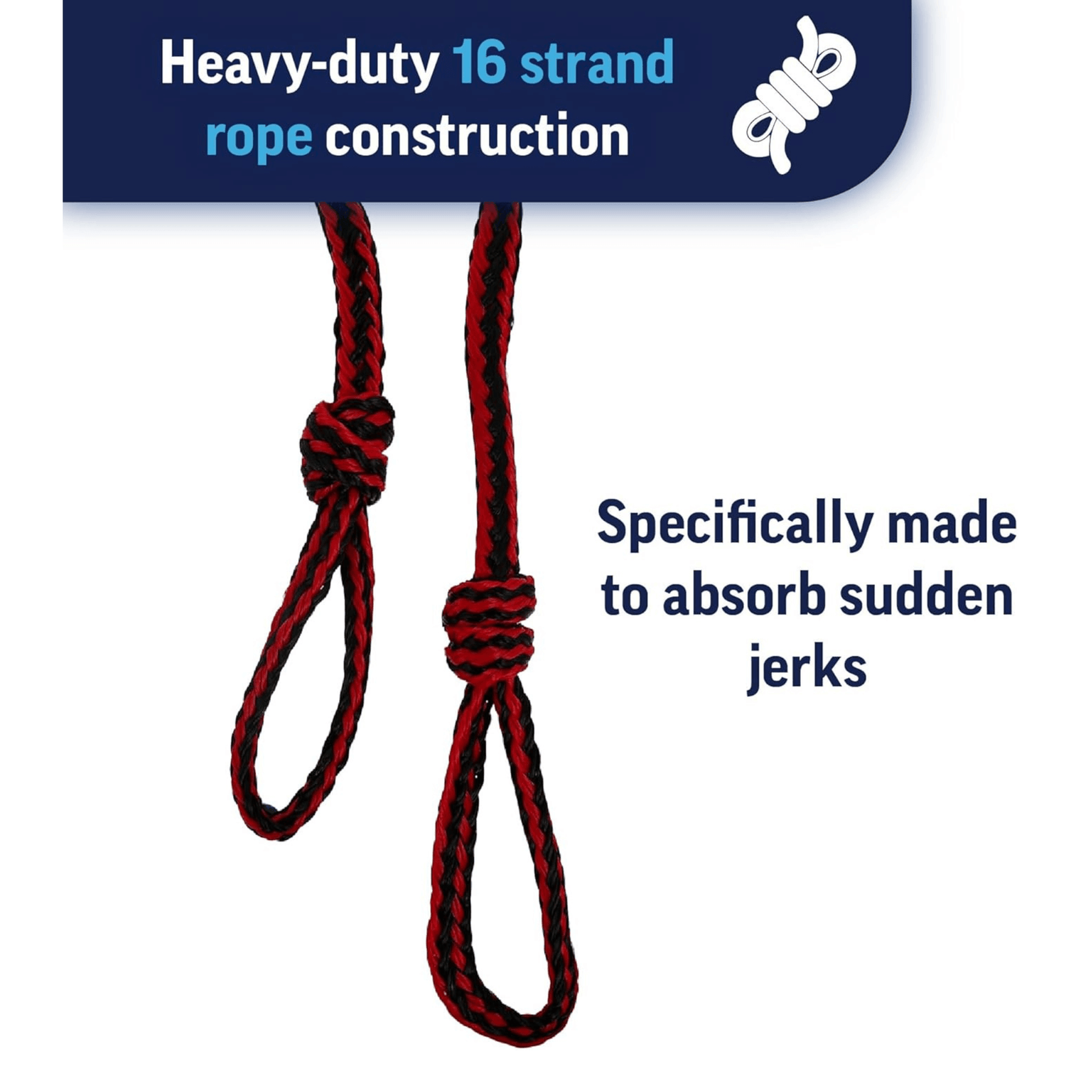 WOW Watersports 50ft Bungee Tow Rope Jupiter Gear Home