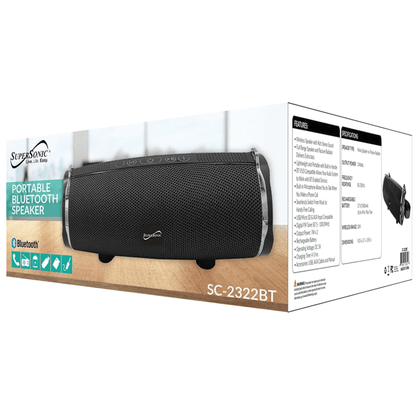 Supersonic Portable Bluetooth Wireless Speaker Jupiter Gear Home