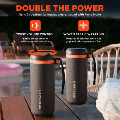 HyperGear SoundTower Portable Bluetooth Speaker Jupiter Gear Home