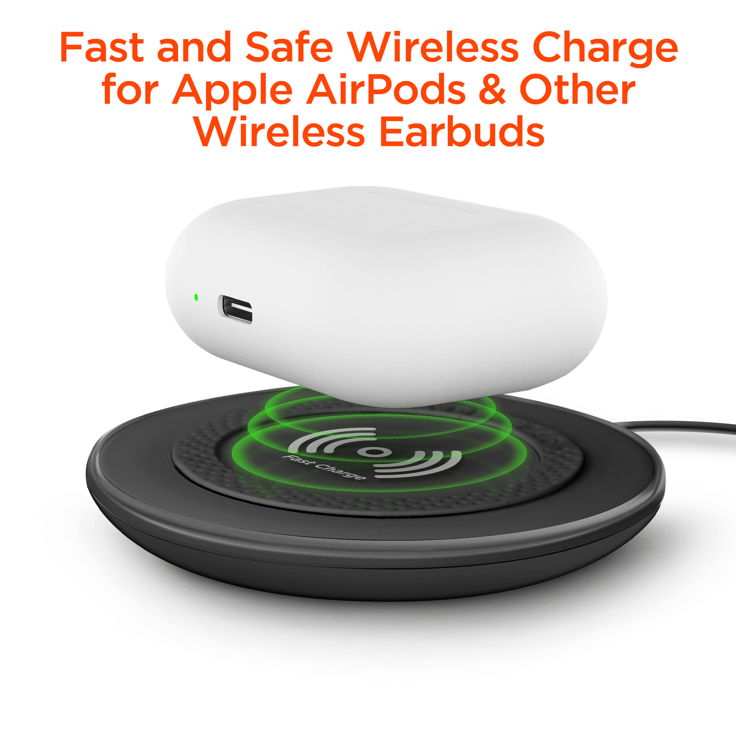 HyperGear ChargePad Pro 15W Wireless Fast Charger USB-C Jupiter Gear Home