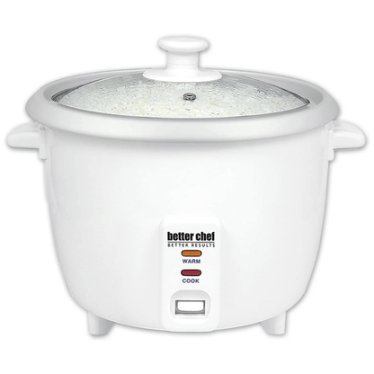 Better Chef 8-Cup - 16-Cup Cooked - Rice Cooker with Measuring Cup and Paddle Jupiter Gear Home