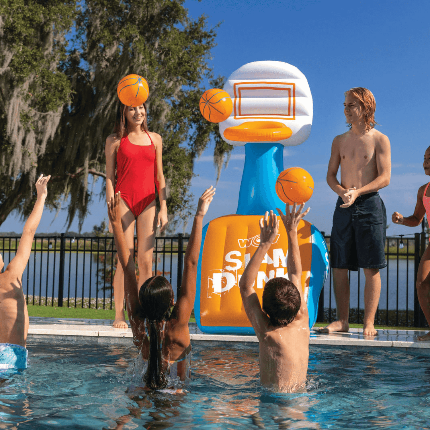 WOW Watersports Slam Dunk Hoop and Basketballs Jupiter Gear Home