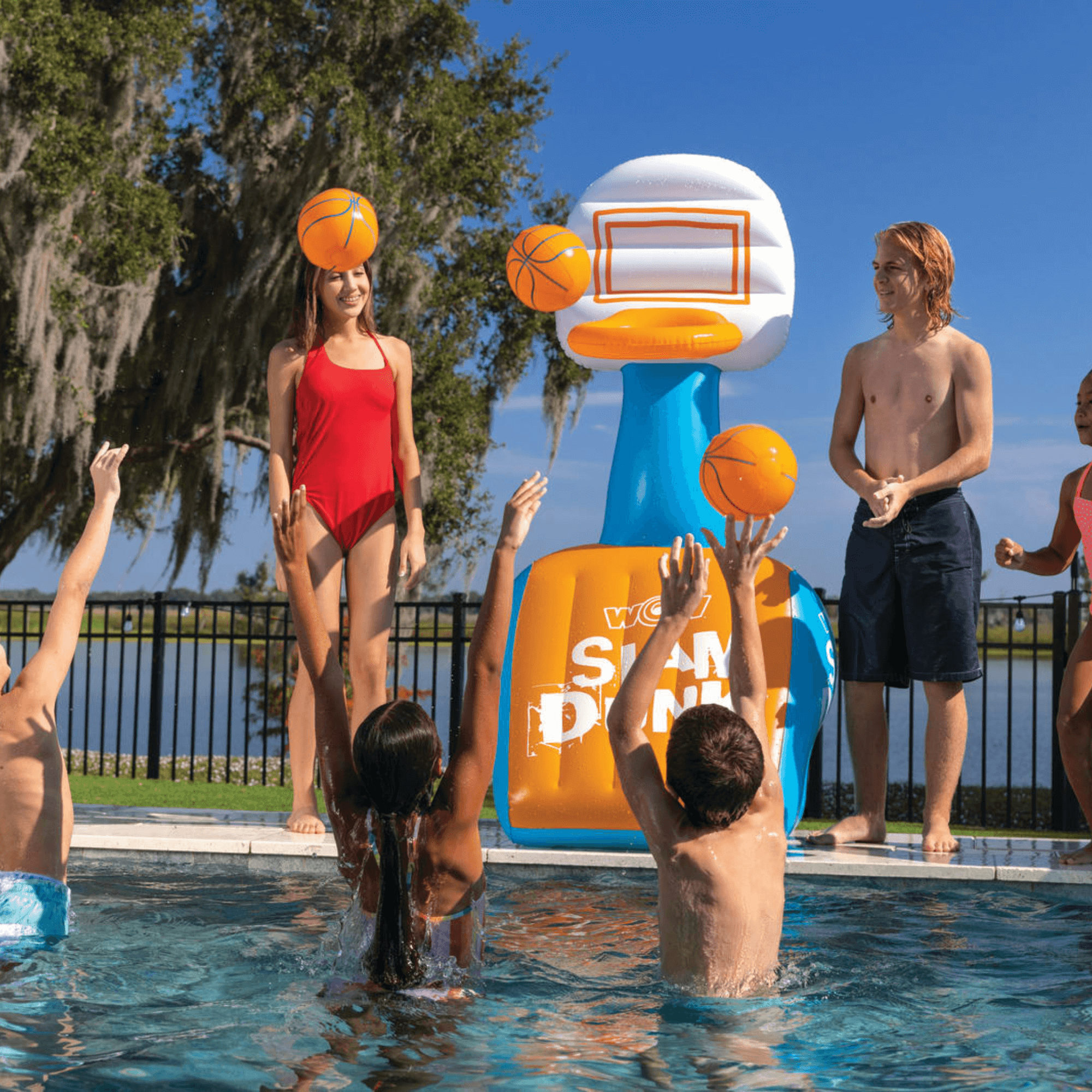 WOW Watersports Slam Dunk Hoop and Basketballs Jupiter Gear Home