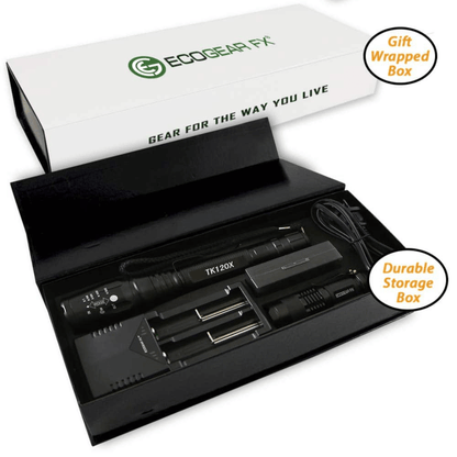 EcoGear FX TK120X LED Flashlight Kit Jupiter Gear Home