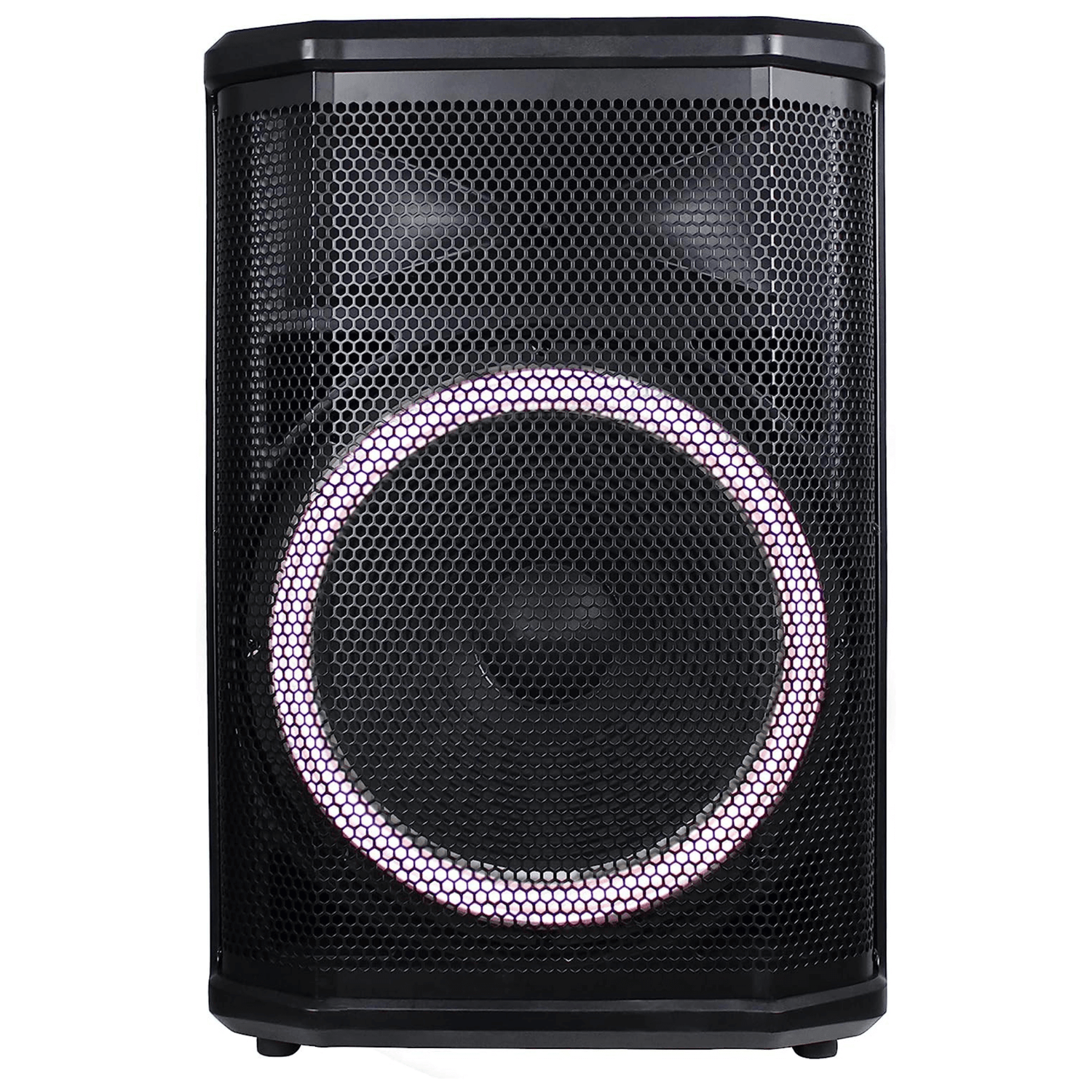 Norcent 12" Portable Wheeled Bluetooth Speaker w Microphone and Flashing Lights Jupiter Gear Home