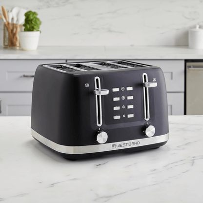 West Bend 4-Slice Multi-Function Toaster with Stainless Accents Jupiter Gear Home