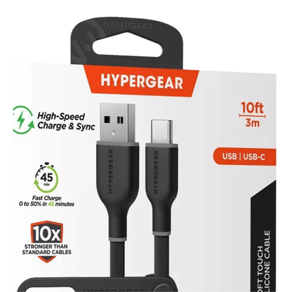 HyperGear Flexi PRO USB to USB-C Cable 10ft Jupiter Gear Home