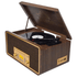 Victor Monument 8-in-1 Wood Music Center Espresso - Refurbished Jupiter Gear Home