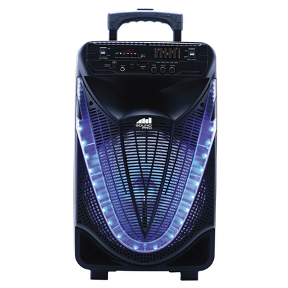 Naxa Portable 12 inch Bluetooth Party Speaker with Disco Light Jupiter Gear Home