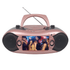 Emerson 7" Bluetooth TV DVD Boombox Rose Gold - Refurbished Jupiter Gear Home