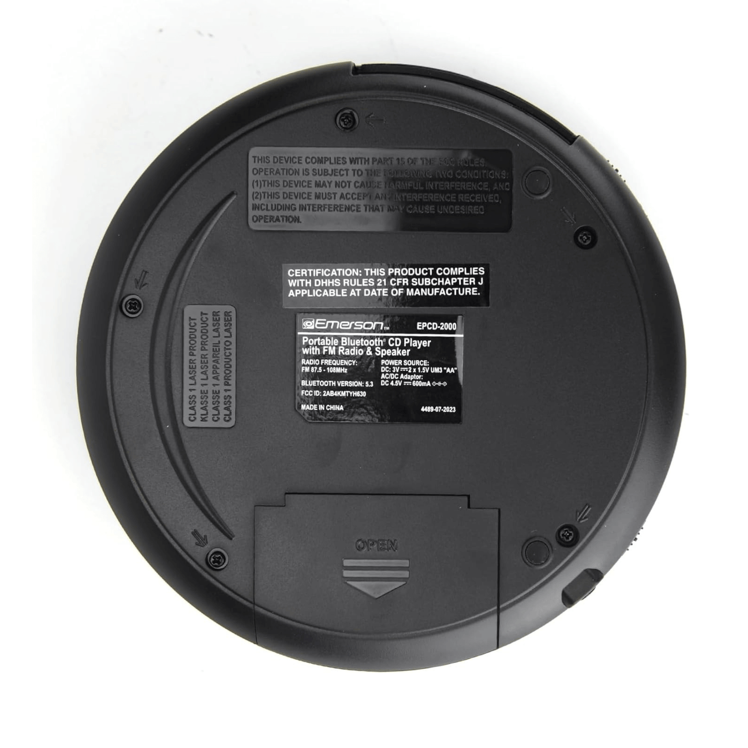 Emerson Portable Bluetooth CD Player Jupiter Gear Home