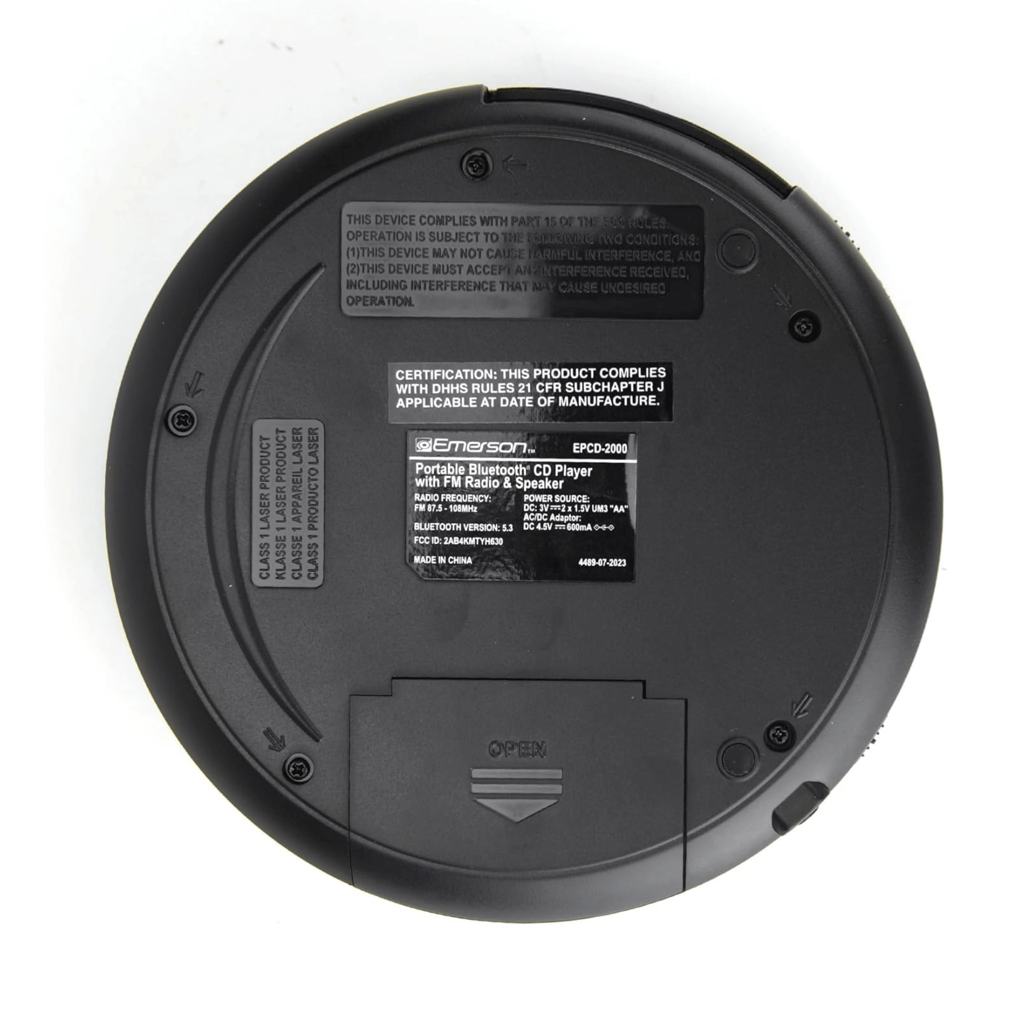 Emerson Portable Bluetooth CD Player Jupiter Gear Home