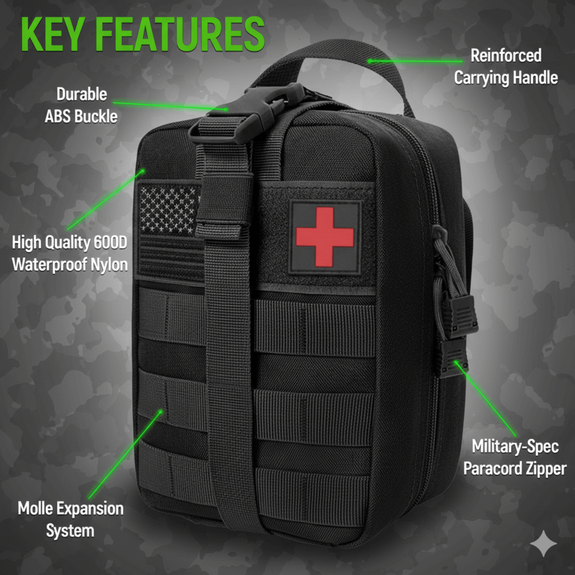 XGear Tactical Small Tactical First Aid Bag IFAK Pouch Jupiter Gear Home