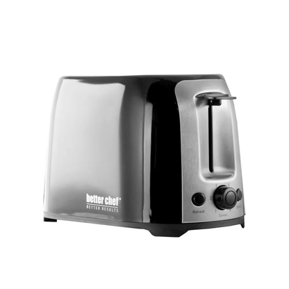Better Chef Deluxe Cool Touch Wide-Slot 2-Slice Toaster with Stainless Accents Jupiter Gear Home