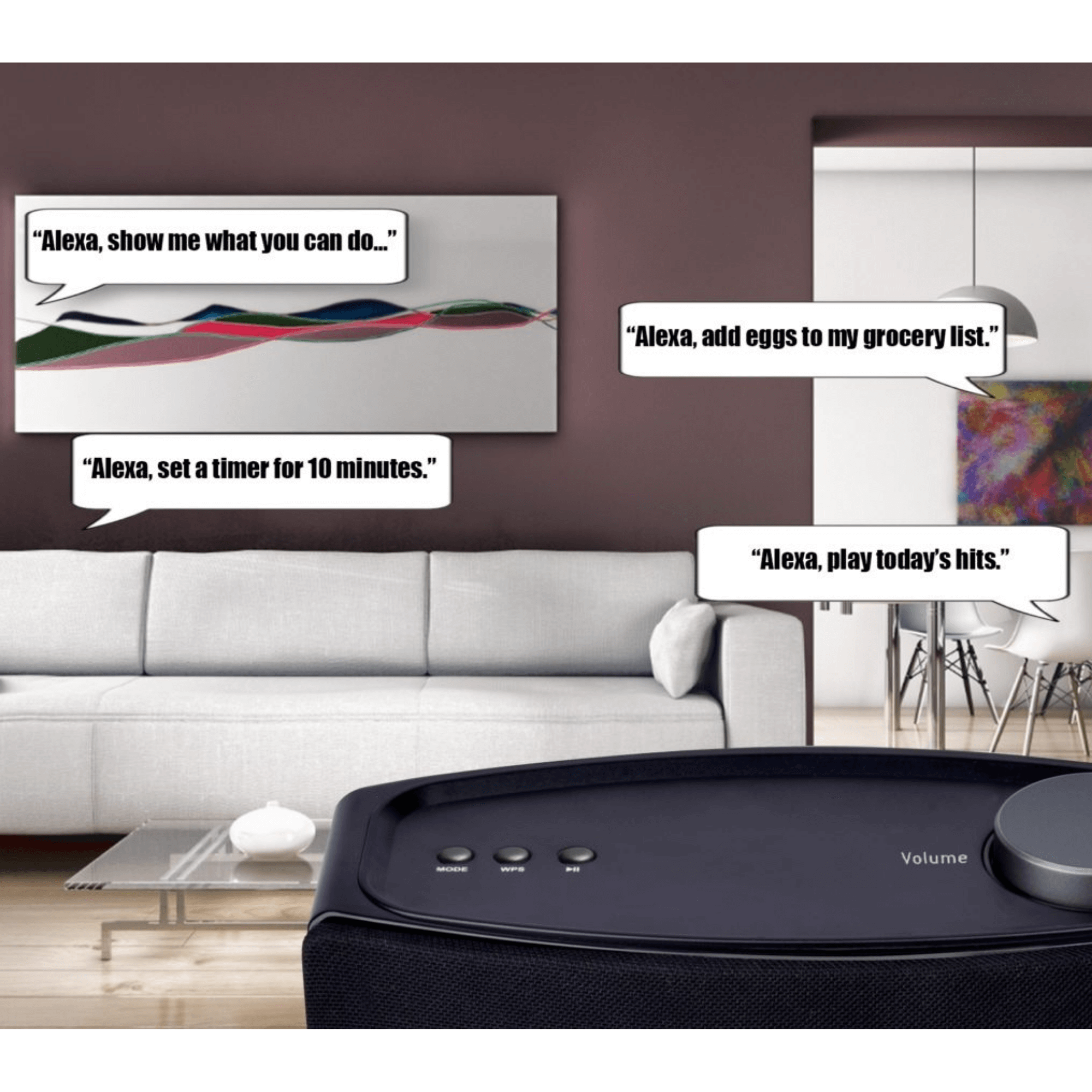 Naxa Multi-Room Bluetooth Speaker with Voice Control - Refurbished Jupiter Gear Home