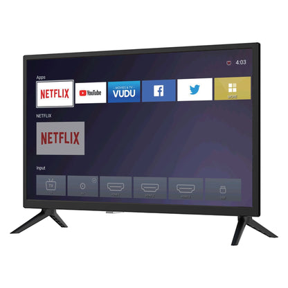 Supersonic 24" Smart 12V ACDC Compatible HDTV DLED HD WiFi with 3 HDMI Inputs and 2 USB Inputs (SC-2416STV) Jupiter Gear Home