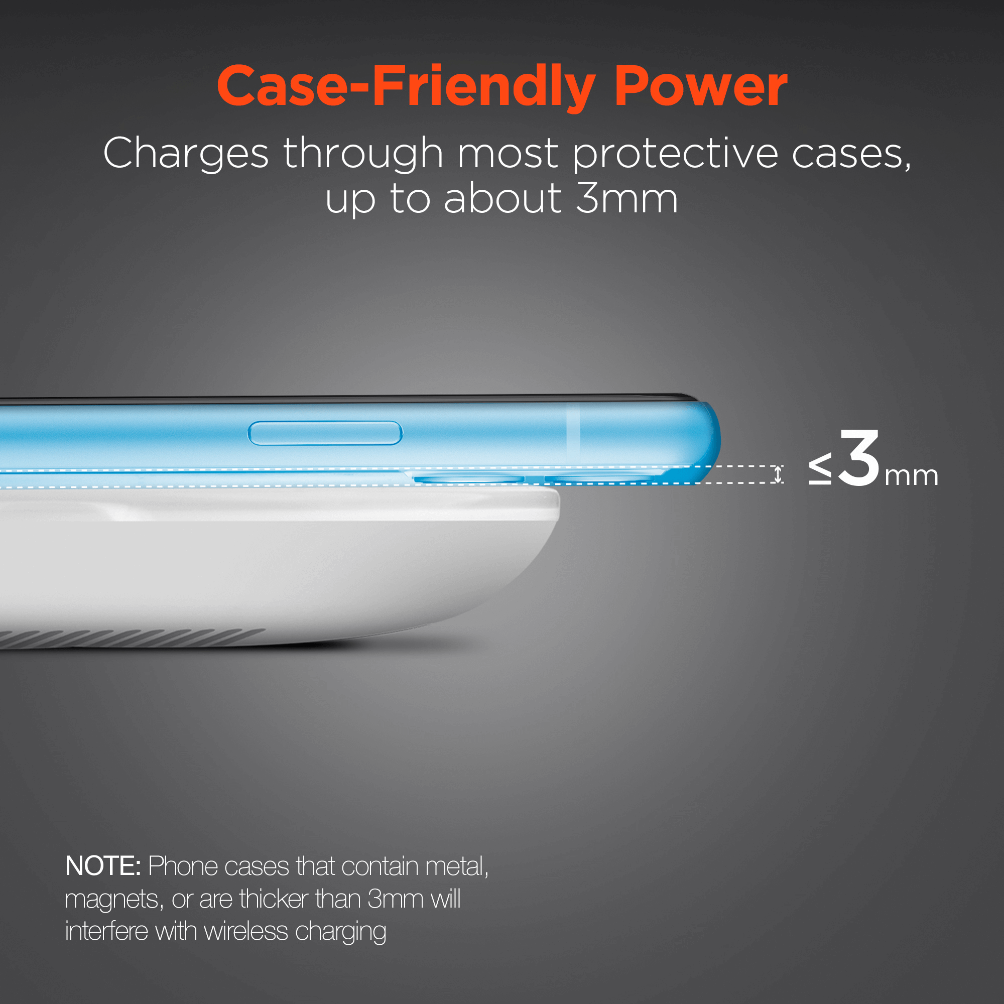 HyperGear ChargePad Pro 15W Wireless Fast Charger USB-C Jupiter Gear Home