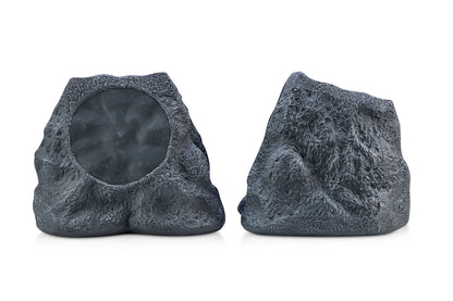 SoundPro 1-Pair Bluetooth Multi-Link Solar Rechargeable Wireless Rock Speakers Jupiter Gear Home