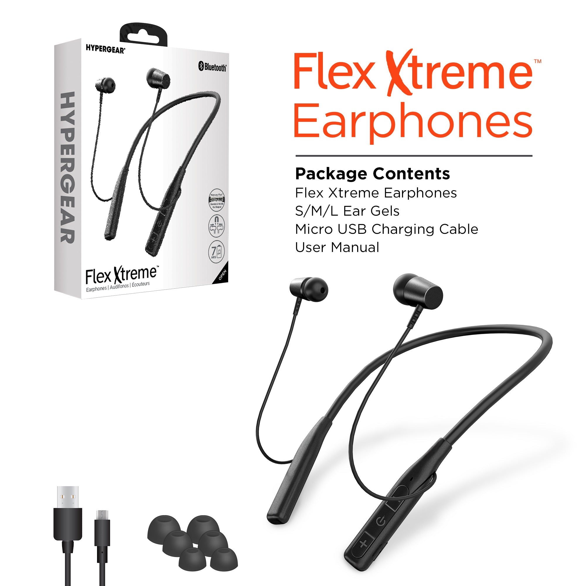 HyperGear Flex Xtreme Wireless Earphones Jupiter Gear Home
