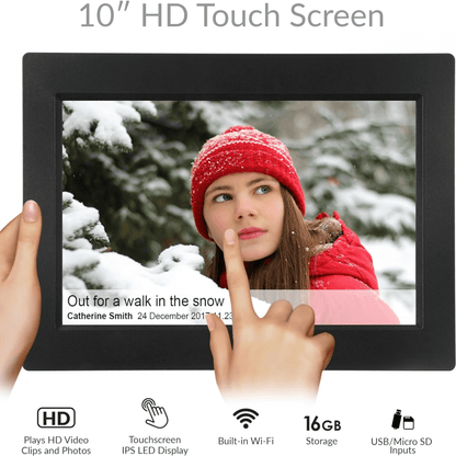 Supersonic 10" Smart WiFi Photo Frame Jupiter Gear Home