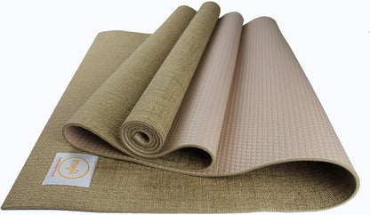 Maji Sports Jute Premium Eco Yoga Mat + Foot Massager  (7.5cm x 17.5cm) Jupiter Gear Home