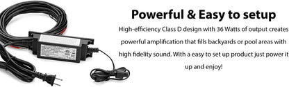 SoundPro Dual Bluetooth Outdoor Weatherproof Rock Landscape Speakers Jupiter Gear Home