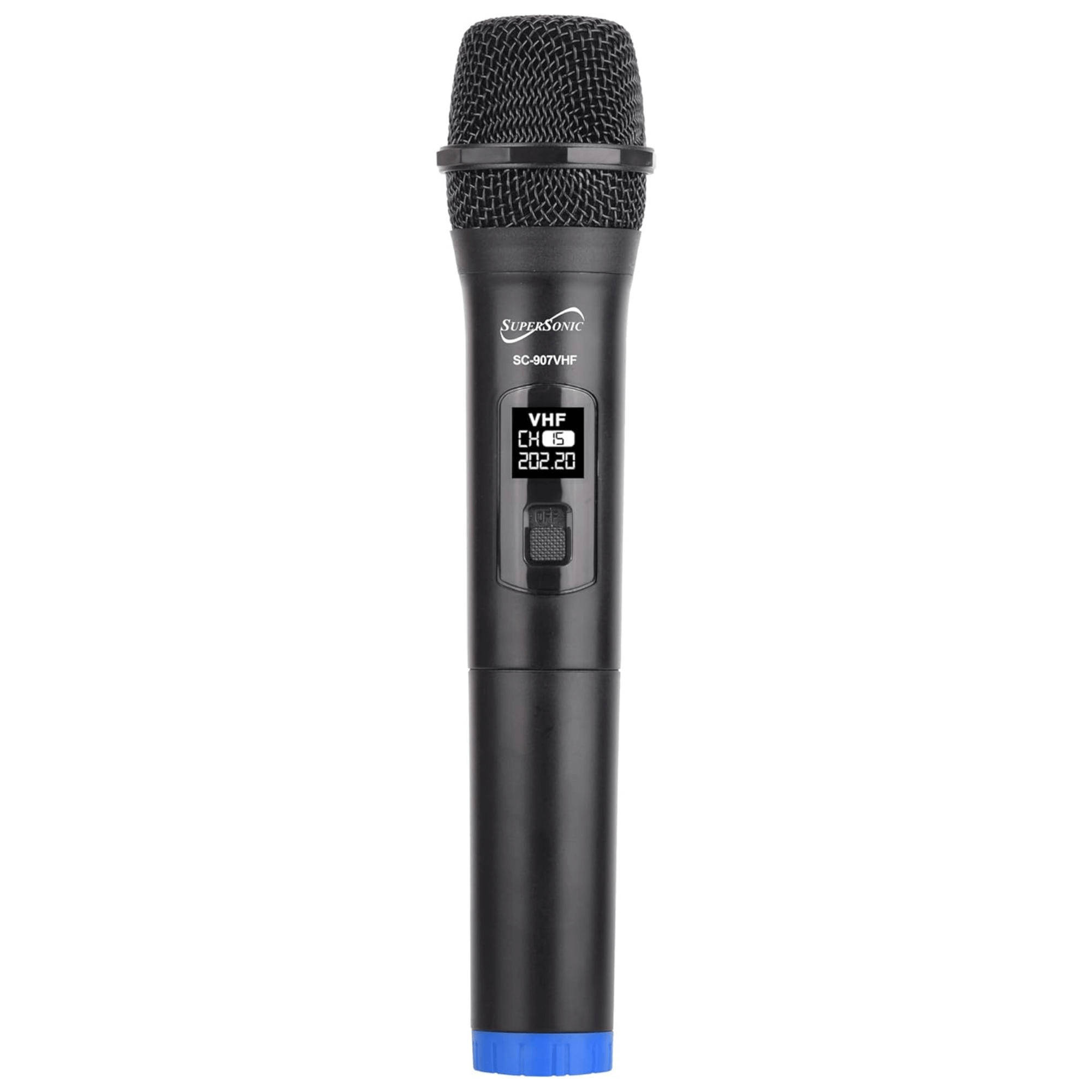 Supersonic VHF Dual Fixed Channel Professional Wireless Microphone Jupiter Gear Home