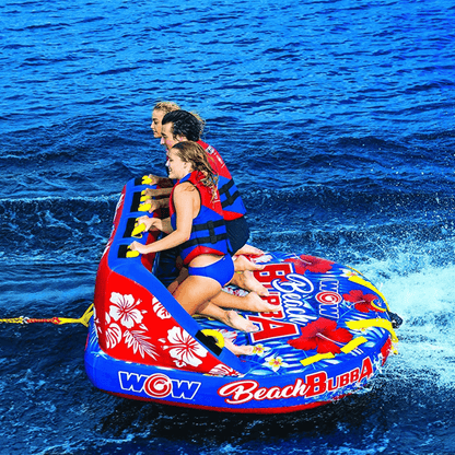 WOW Watersports Beach Bubba 3 Person 3P Towable w Webbing Foam Handles Jupiter Gear Home