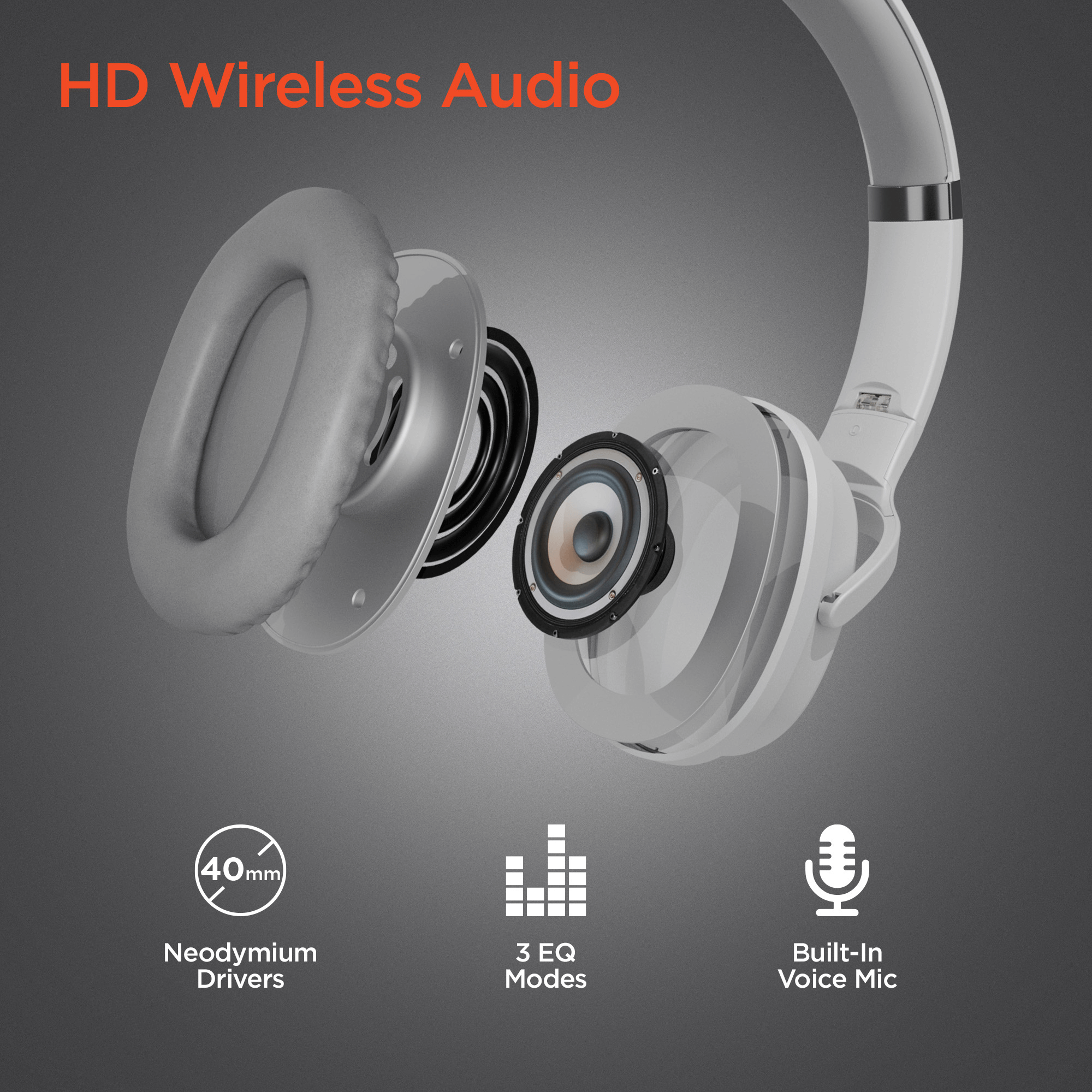 HyperGear Flip 2-in-1 Headphones Plus Speaker Jupiter Gear Home