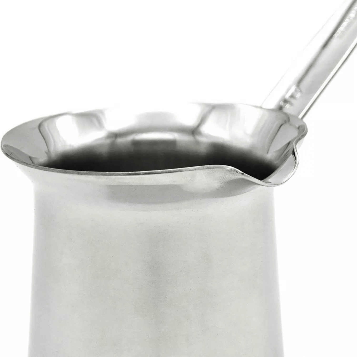 Korkmaz Classic 6 Ounce 2-Cup Stainless Steel Turkish Coffee Pot Jupiter Gear Home