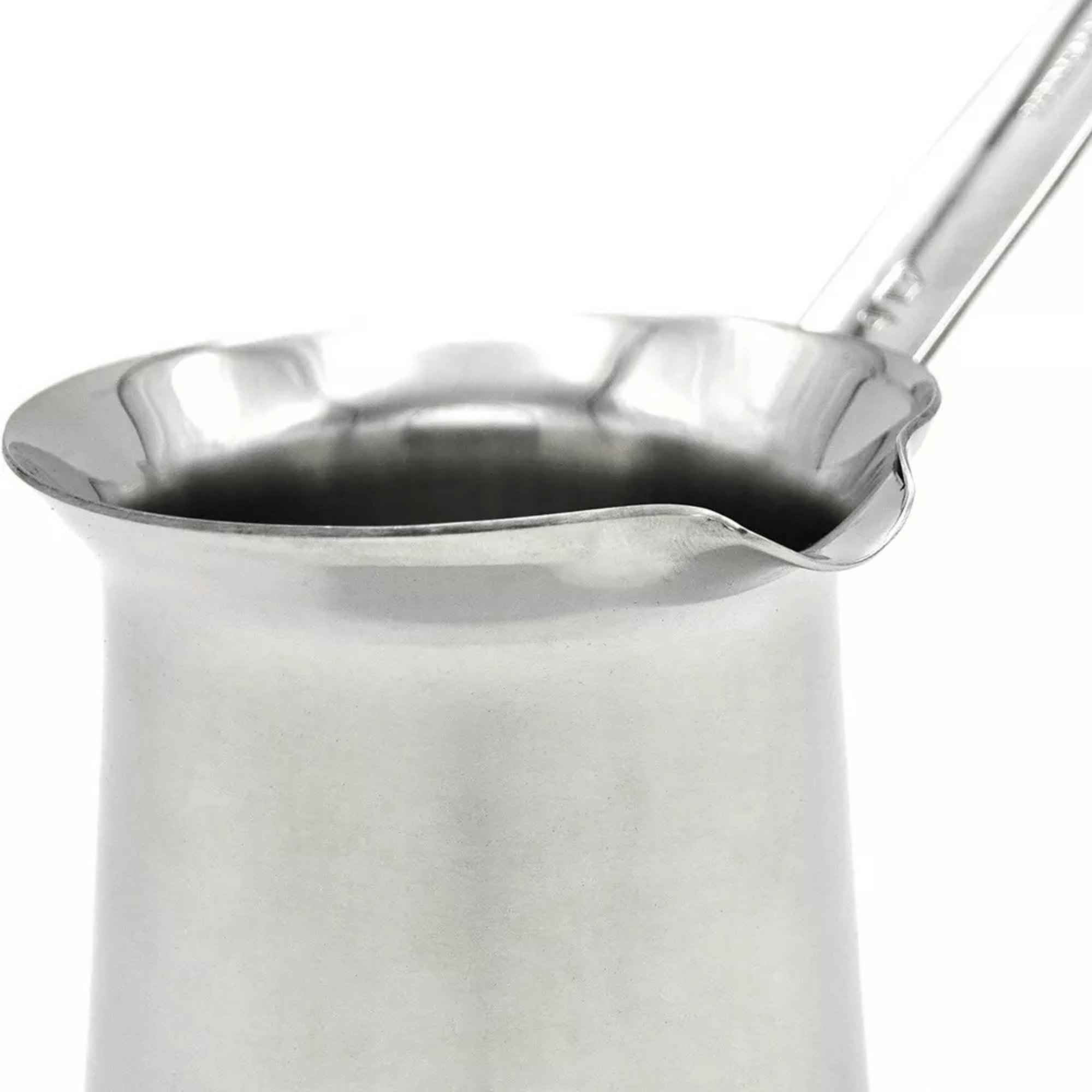 Korkmaz Classic 6 Ounce 2-Cup Stainless Steel Turkish Coffee Pot Jupiter Gear Home