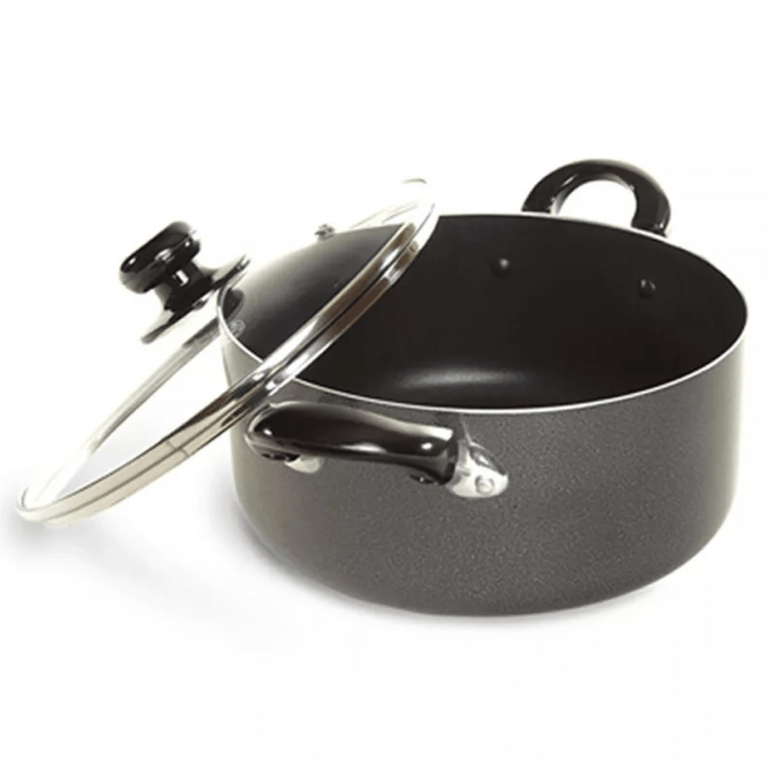 Better Chef 3Qt Heavy Gauge Aluminum Dutch Oven with Glass Lid Jupiter Gear Home