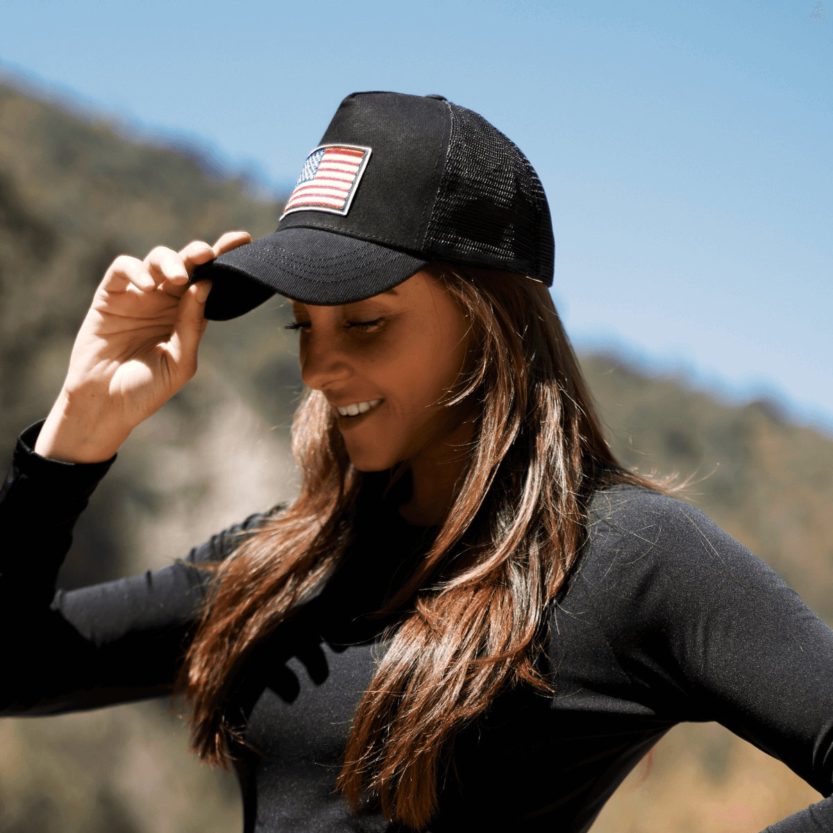 JupiterGear American Flag Trucker Hat with Adjustable Strap | Breathable &amp; Unisex Jupiter Gear Home