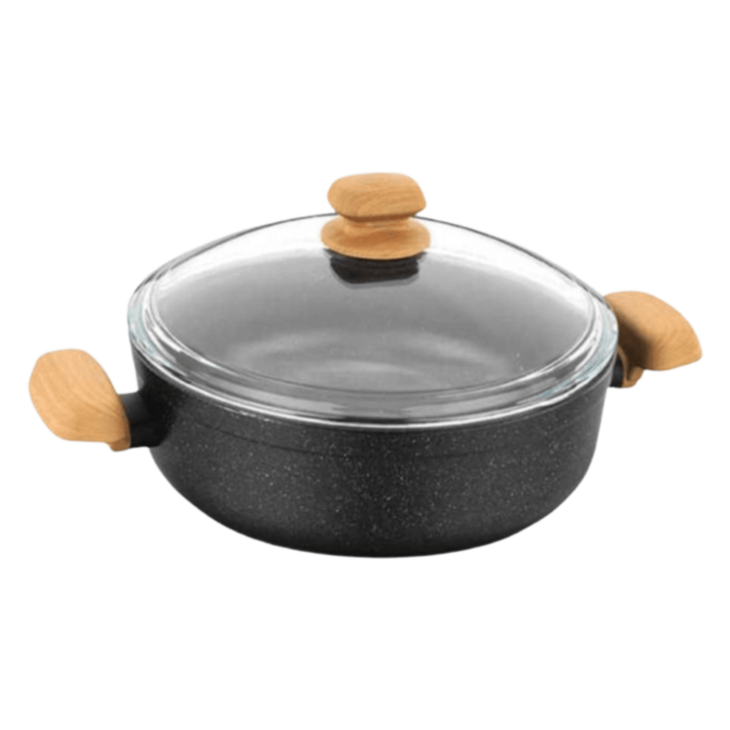 Korkmaz Montana 9.5-Inch Non-Stick Low Casserole Dish with Lid Jupiter Gear Home