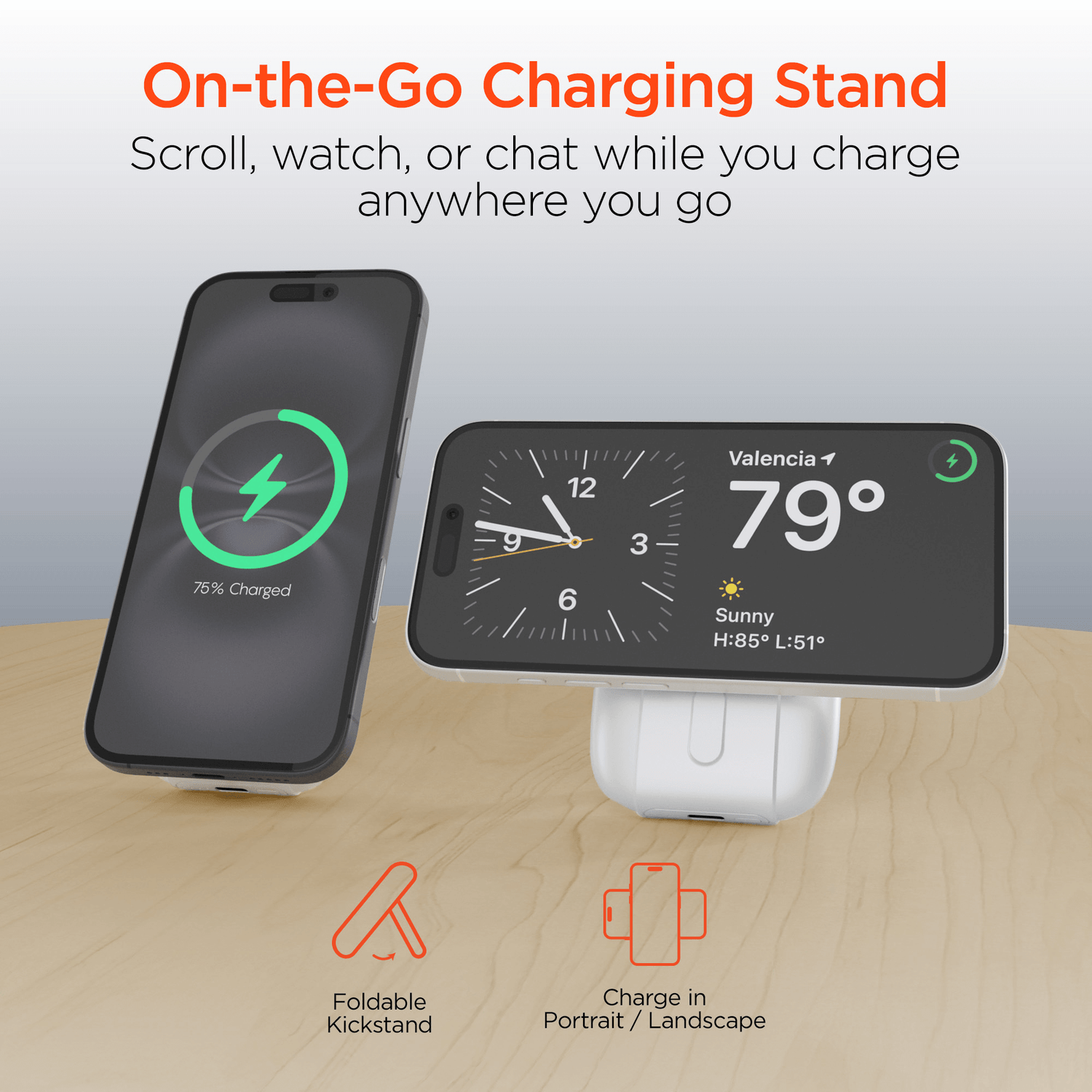 HyperGear Mag Grip Go 5000mAh Wireless Power Bank Jupiter Gear Home