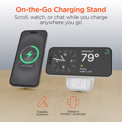 HyperGear Mag Grip Go 5000mAh Wireless Power Bank Jupiter Gear Home