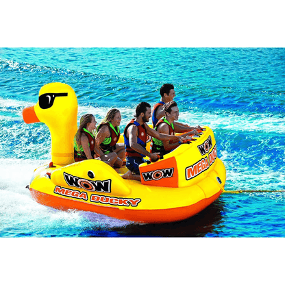 WOW Watersports Mega Ducky 5P Towable with Extra High Backrest Jupiter Gear Home