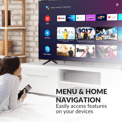 Supersonic Smart Multifunctional Universal Remote Control for Smart TVs and TV DVD Combos Jupiter Gear Home